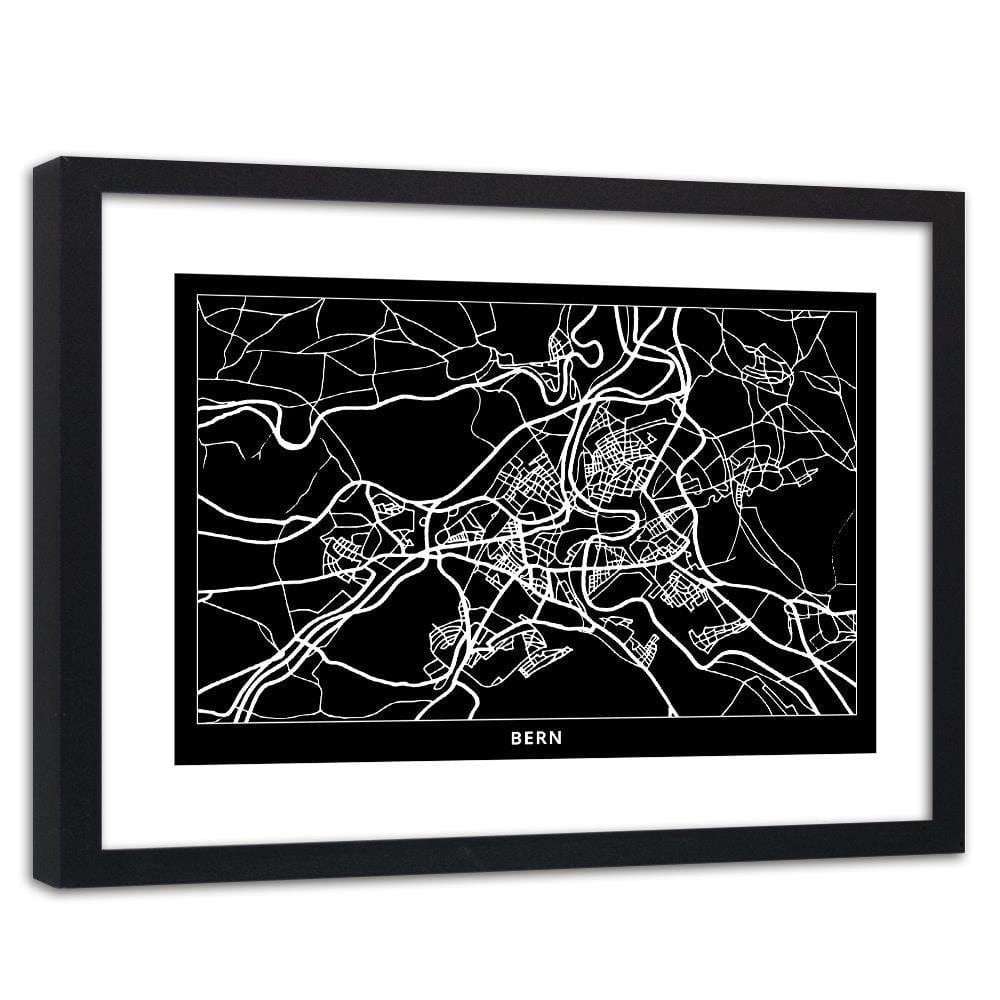 Glezna melnā rāmī - City Brno Home Trends