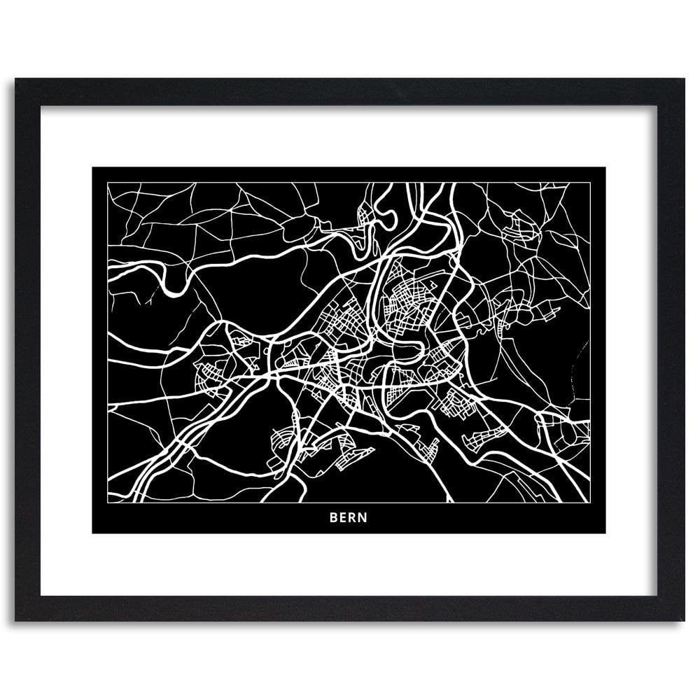 Glezna melnā rāmī - City Brno Home Trends