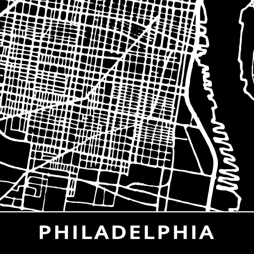 Glezna melnā rāmī - City Philadelphia Home Trends