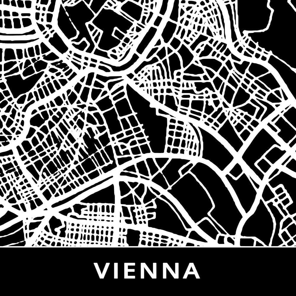 Glezna melnā rāmī - City Vienna Home Trends
