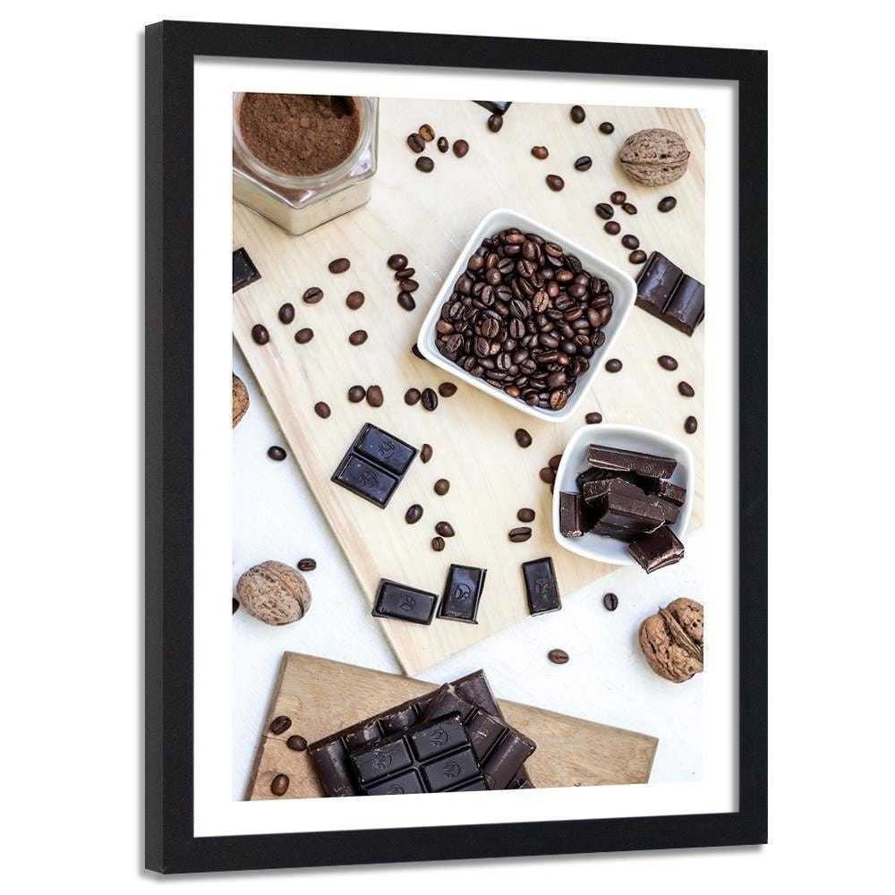 Glezna melnā rāmī - Coffee Mess Home Trends