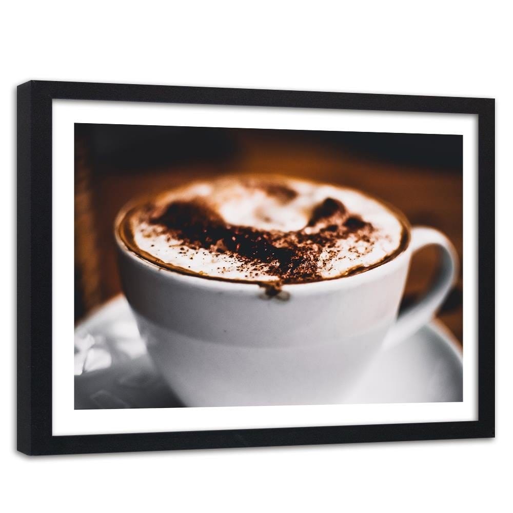 Glezna melnā rāmī - Coffee With Sprinkles Home Trends