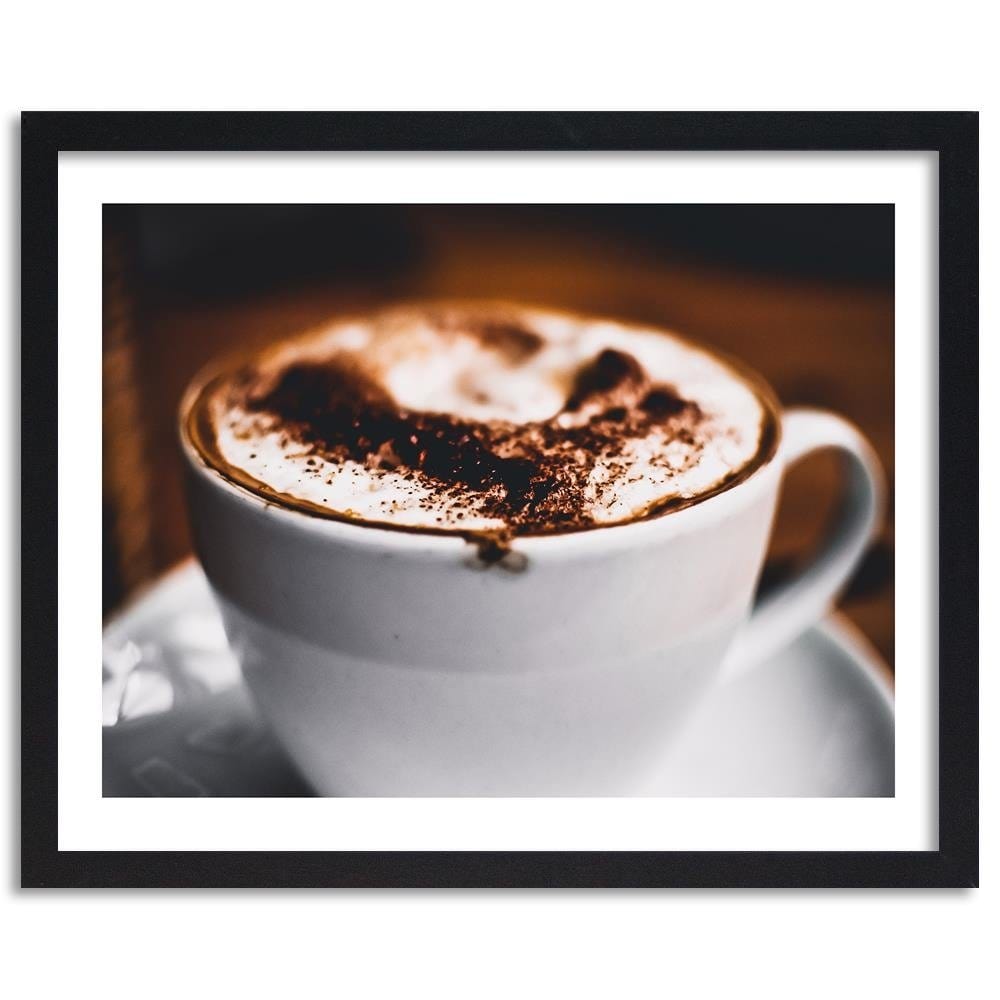 Glezna melnā rāmī - Coffee With Sprinkles Home Trends