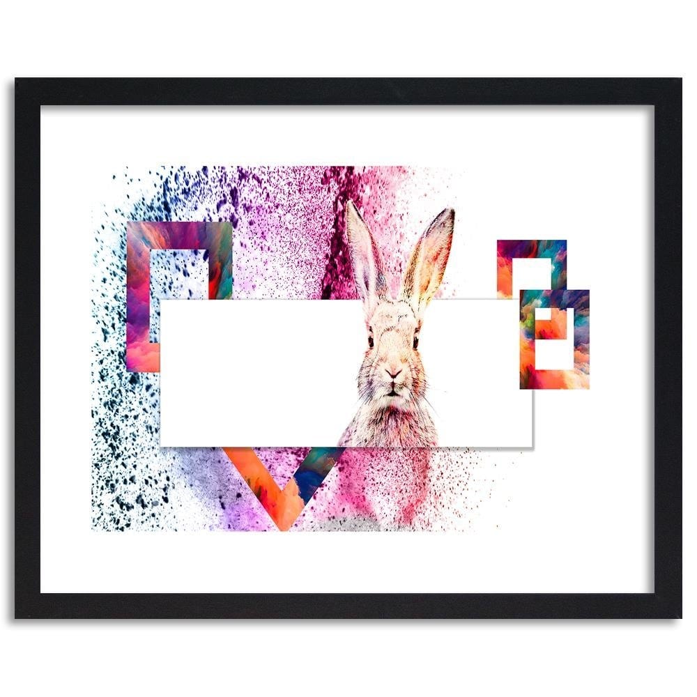Glezna melnā rāmī - Colored Rabbit Home Trends