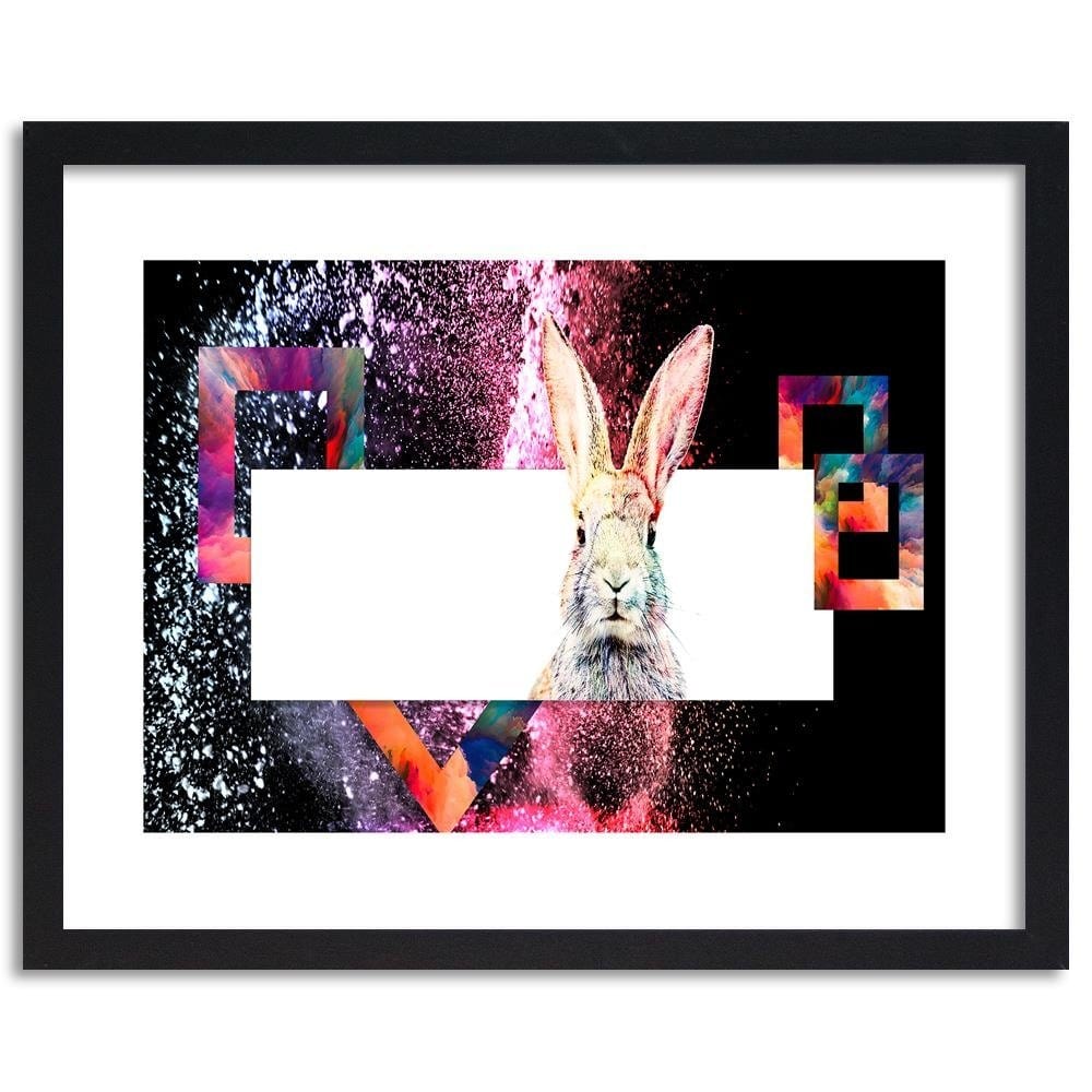 Glezna melnā rāmī - Colored Rabbit Home Trends