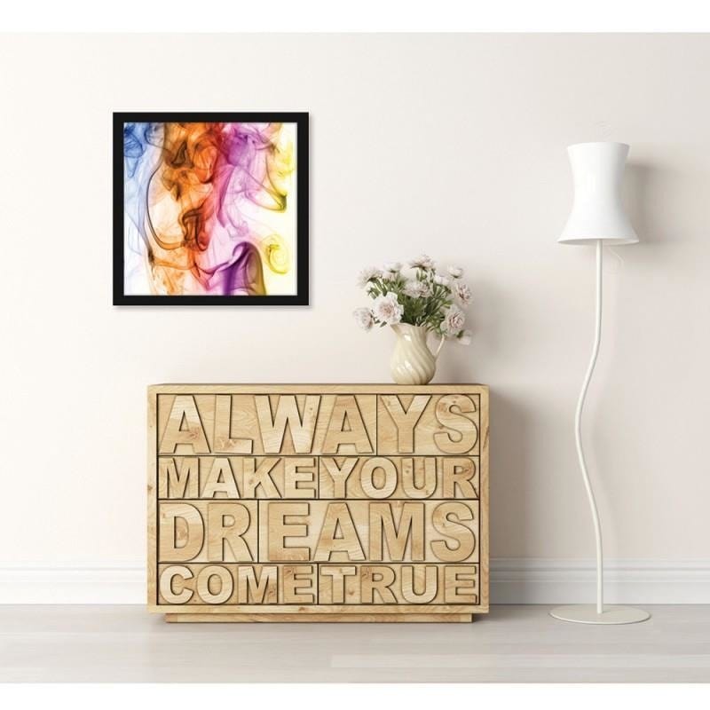 Glezna melnā rāmī - Colour smoke Home Trends