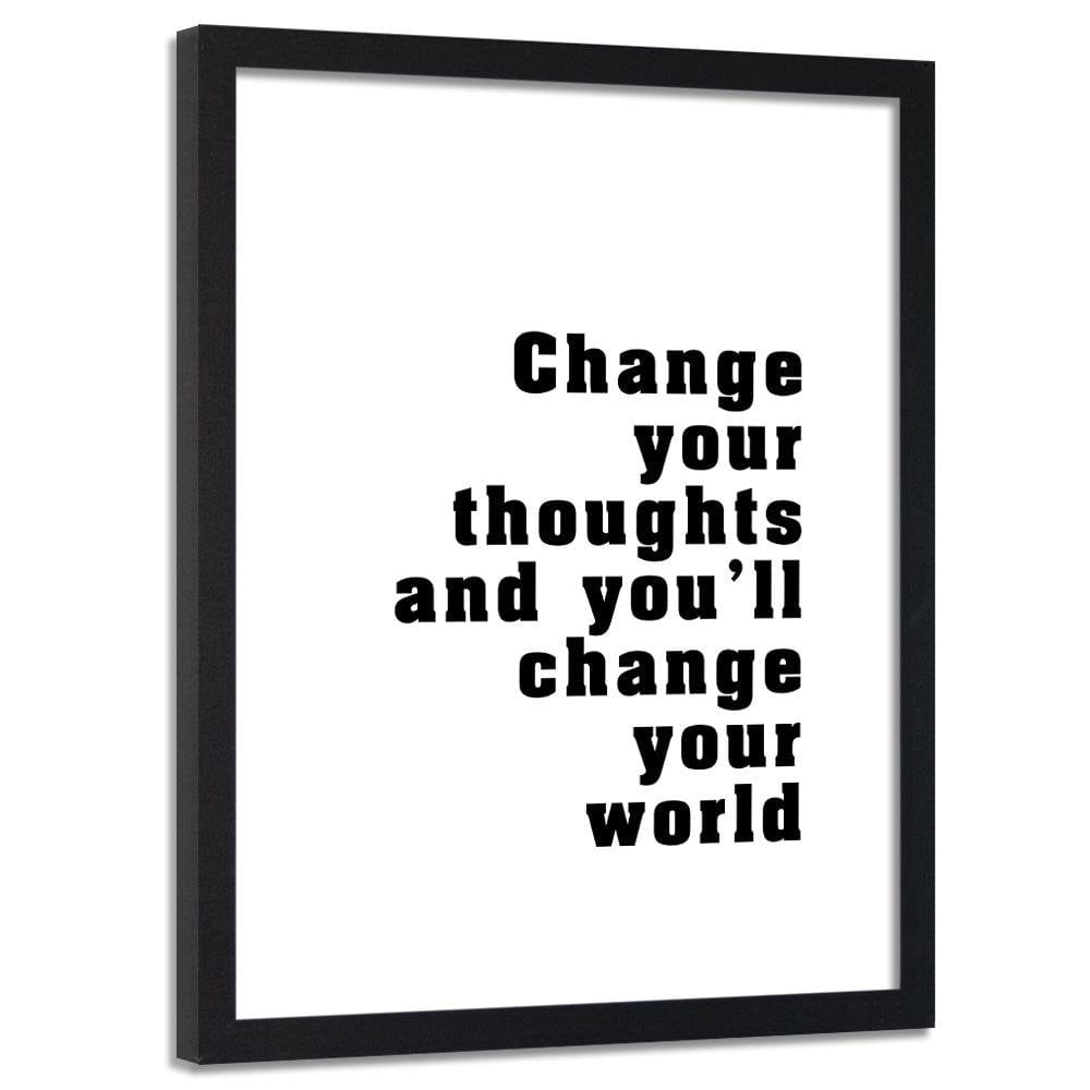Glezna melnā rāmī - Cover - Change Your Thoughts Home Trends