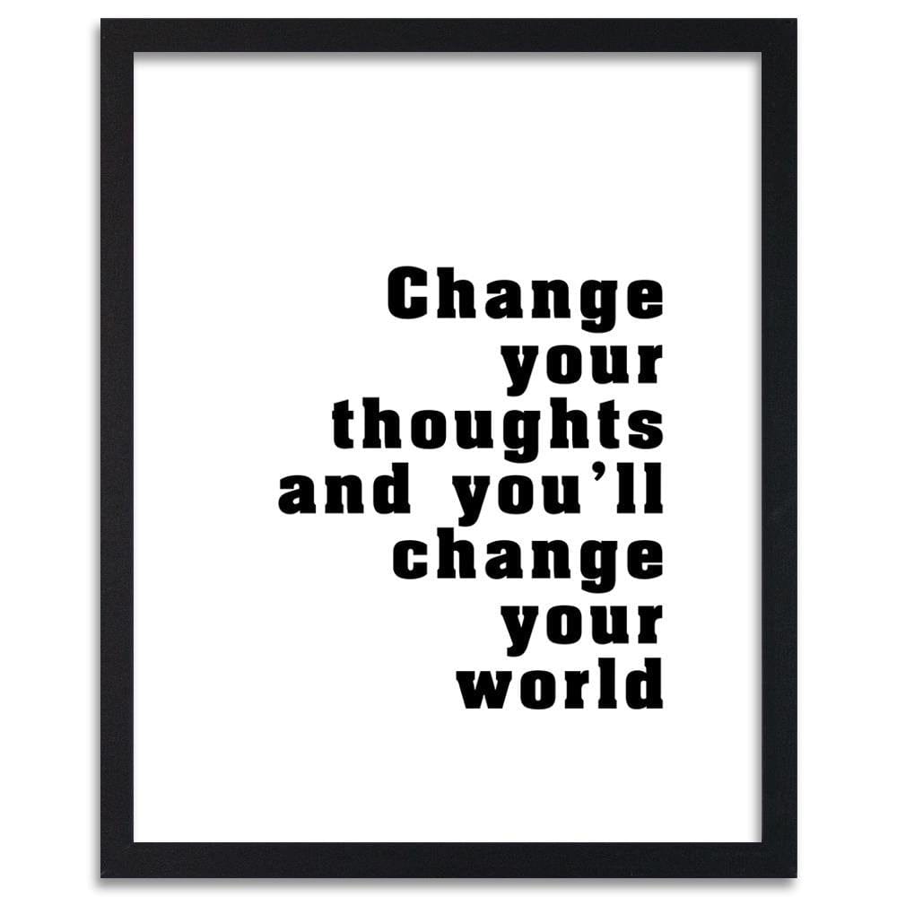 Glezna melnā rāmī - Cover - Change Your Thoughts Home Trends