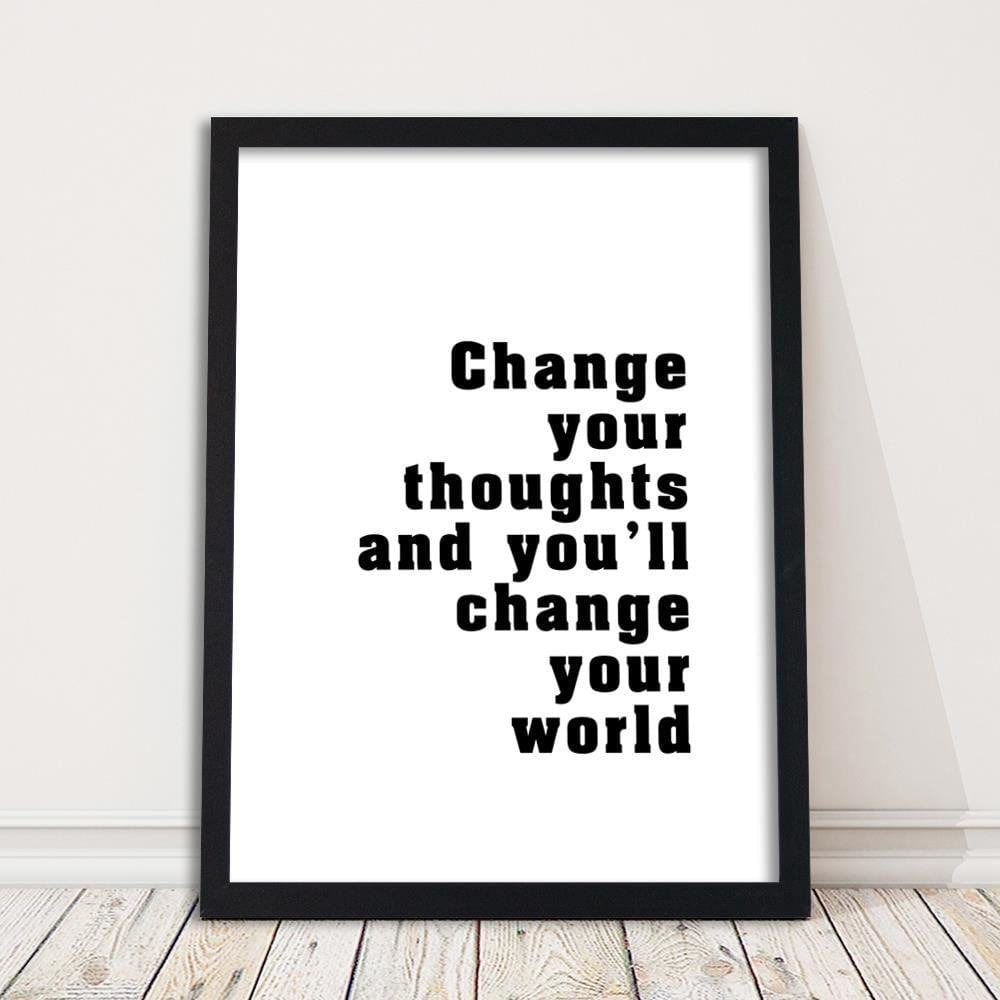 Glezna melnā rāmī - Cover - Change Your Thoughts Home Trends