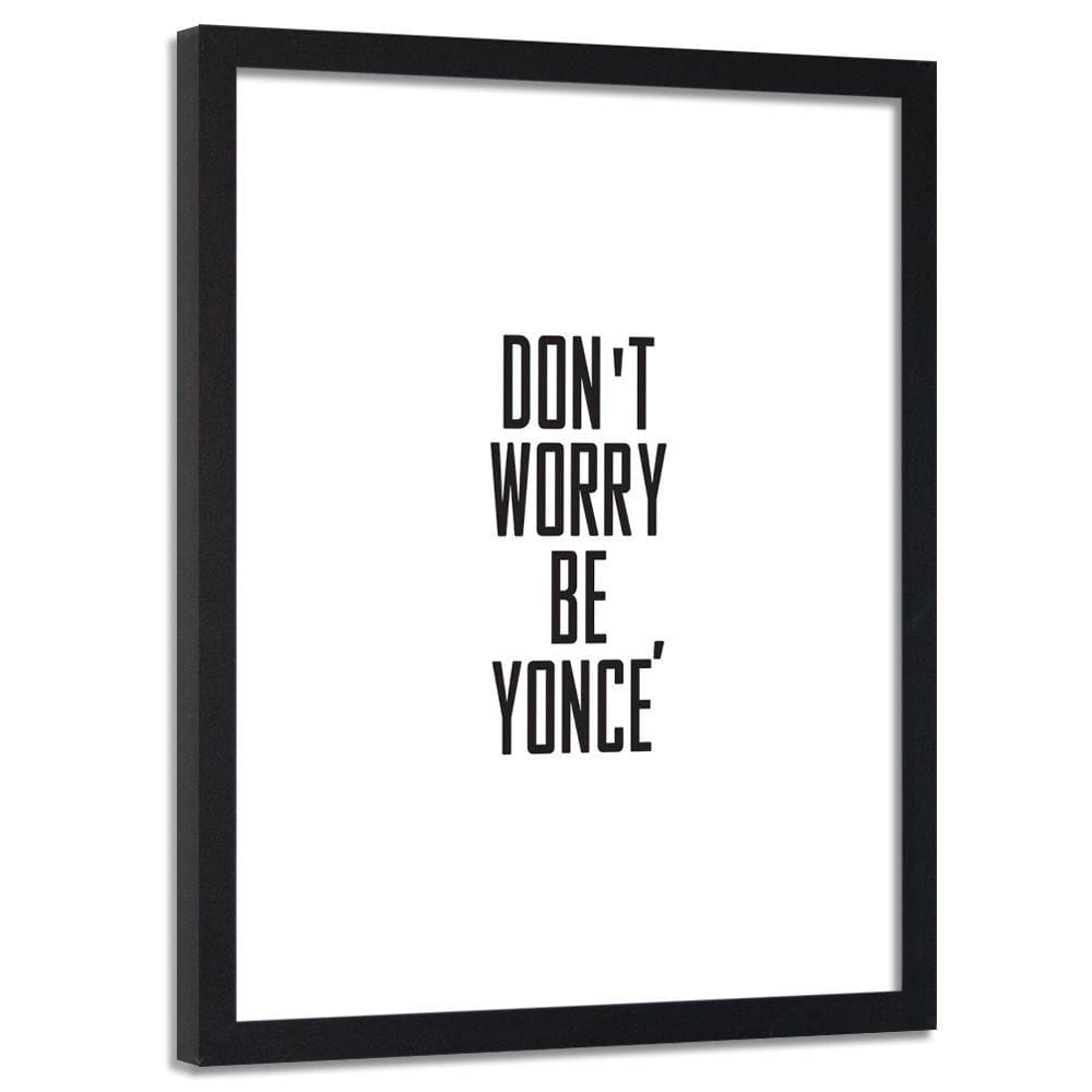 Glezna melnā rāmī - Cover - Do Not Worry Home Trends