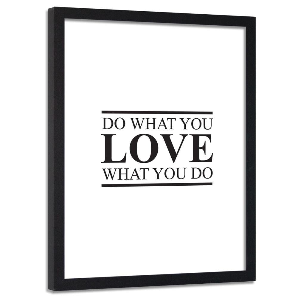 Glezna melnā rāmī - Cover - Do What You Love Home Trends