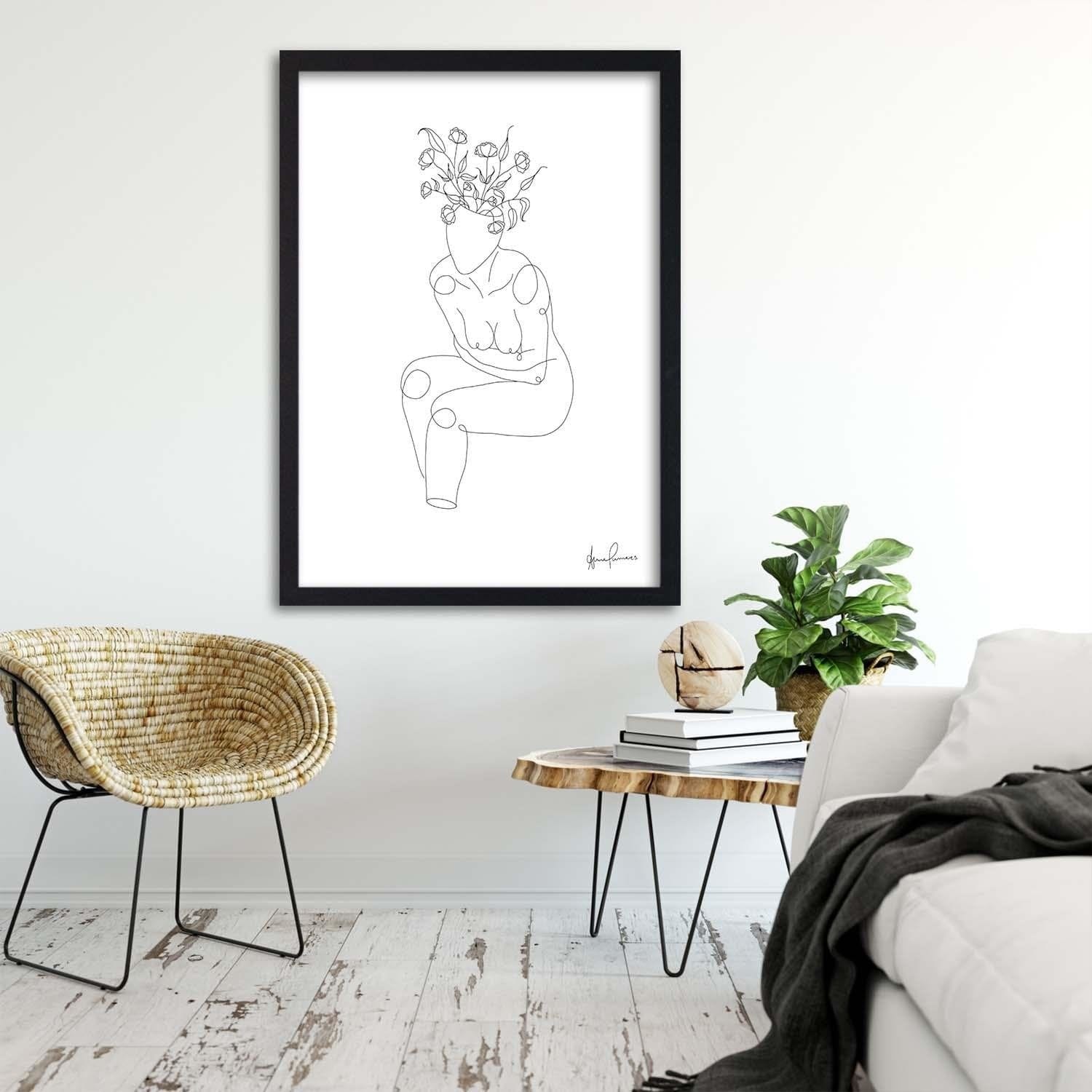 Glezna melnā rāmī - Creative Thinking Home Trends