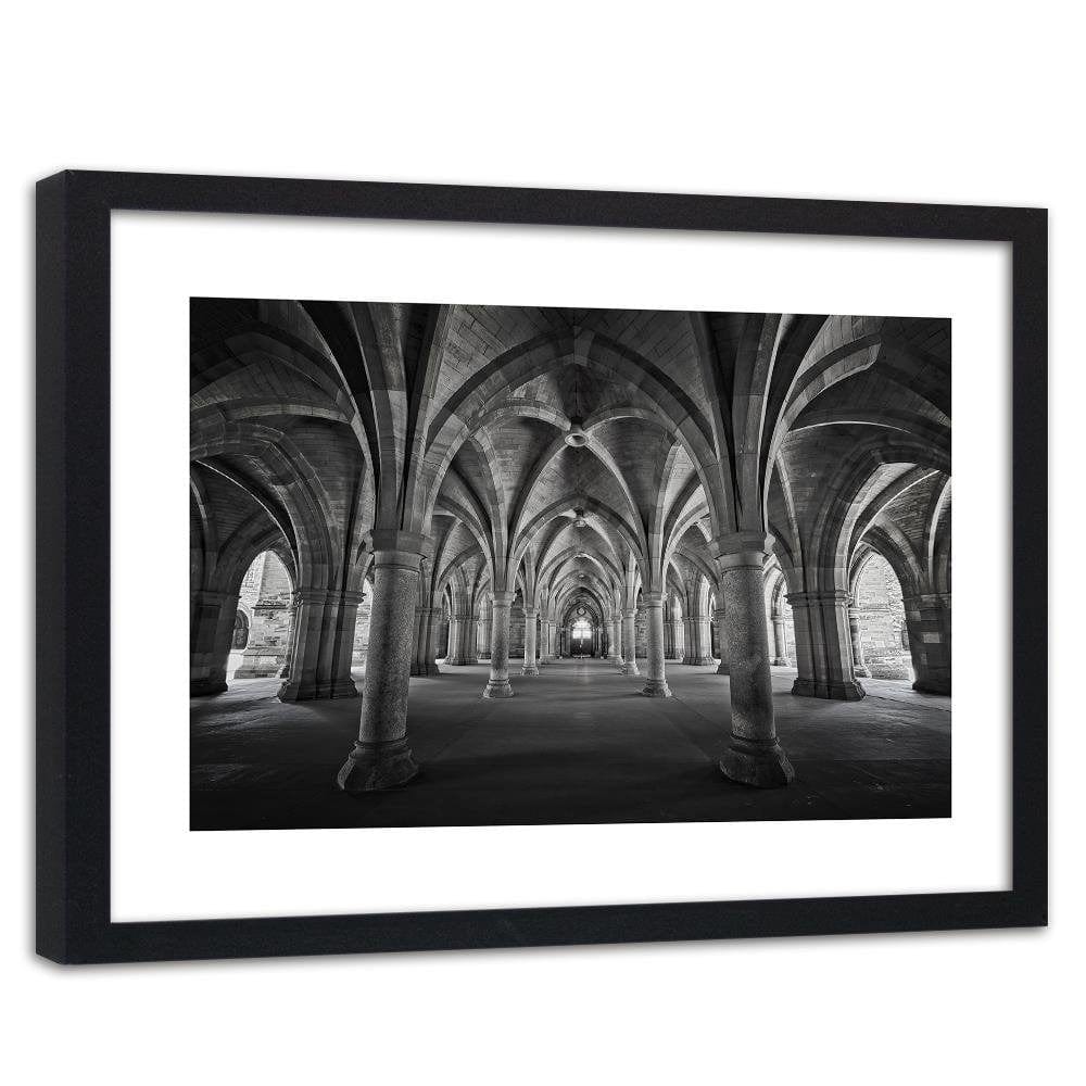 Glezna melnā rāmī - Cross Vault Home Trends