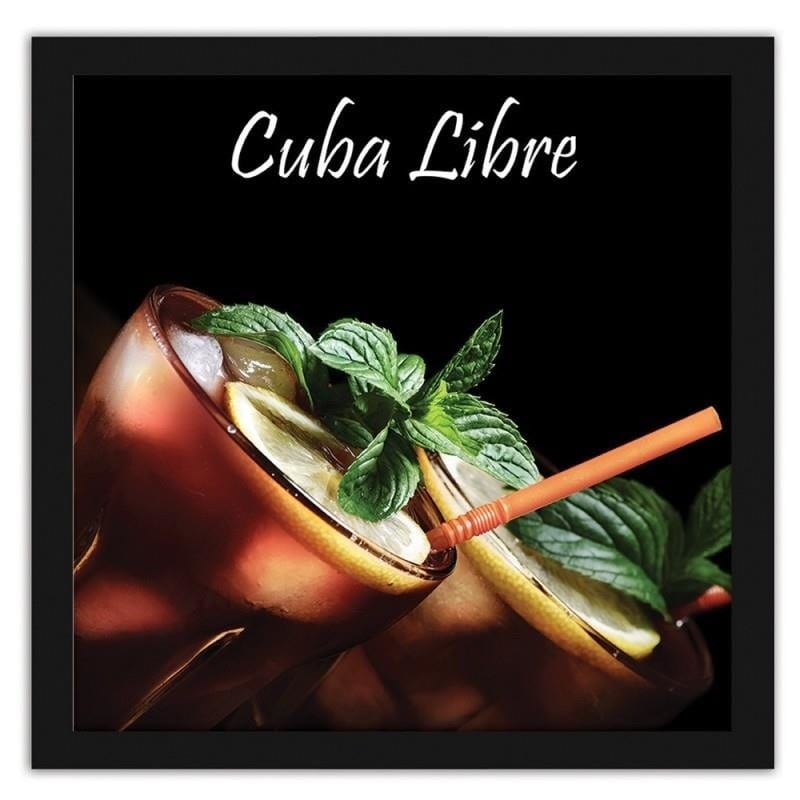 Glezna melnā rāmī - Cuba libre cocktail Home Trends