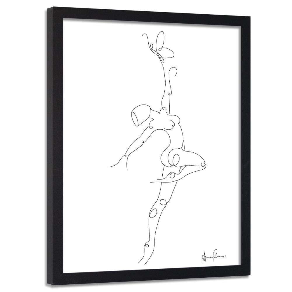 Glezna melnā rāmī - Dancer Home Trends
