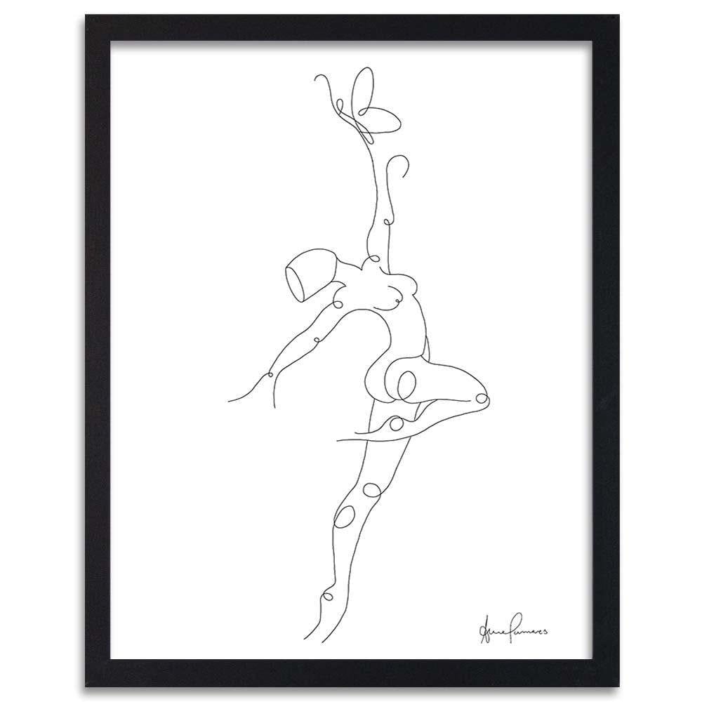 Glezna melnā rāmī - Dancer Home Trends