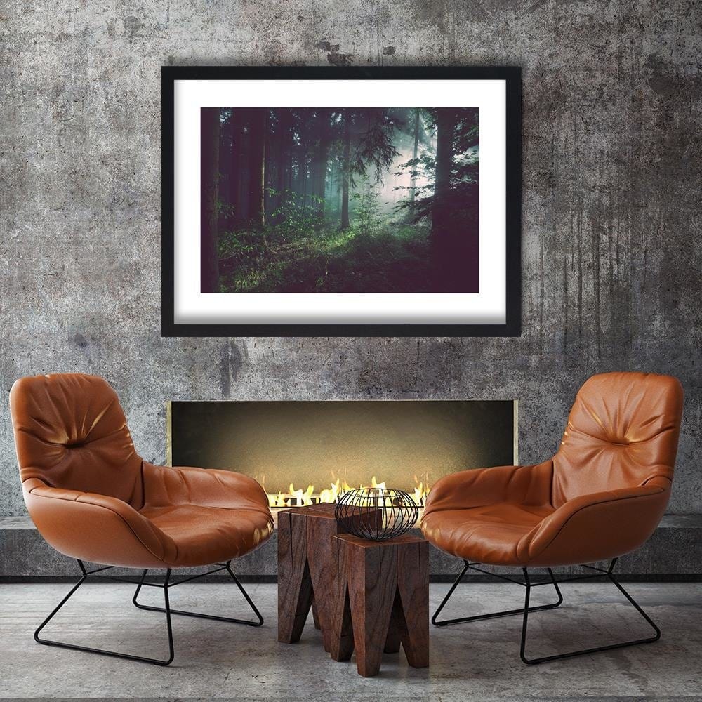 Glezna melnā rāmī - Dark Forest Home Trends