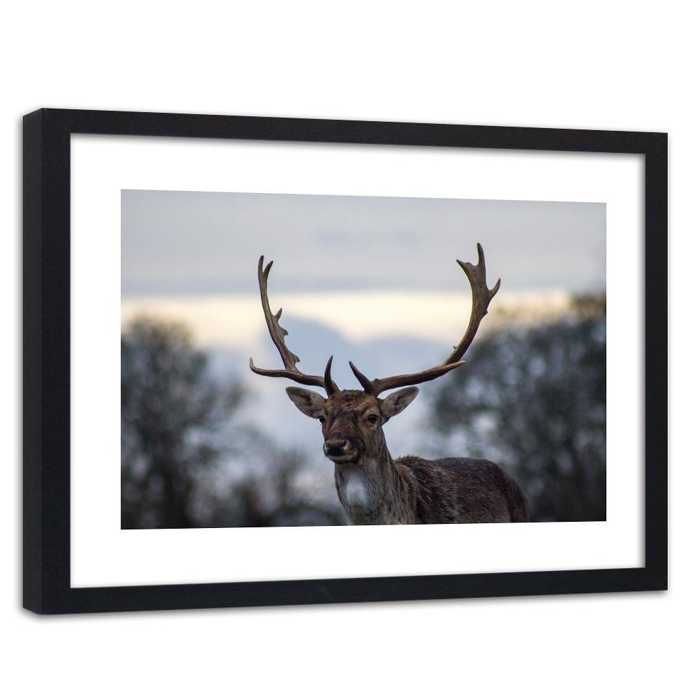 Glezna melnā rāmī - Deer Home Trends