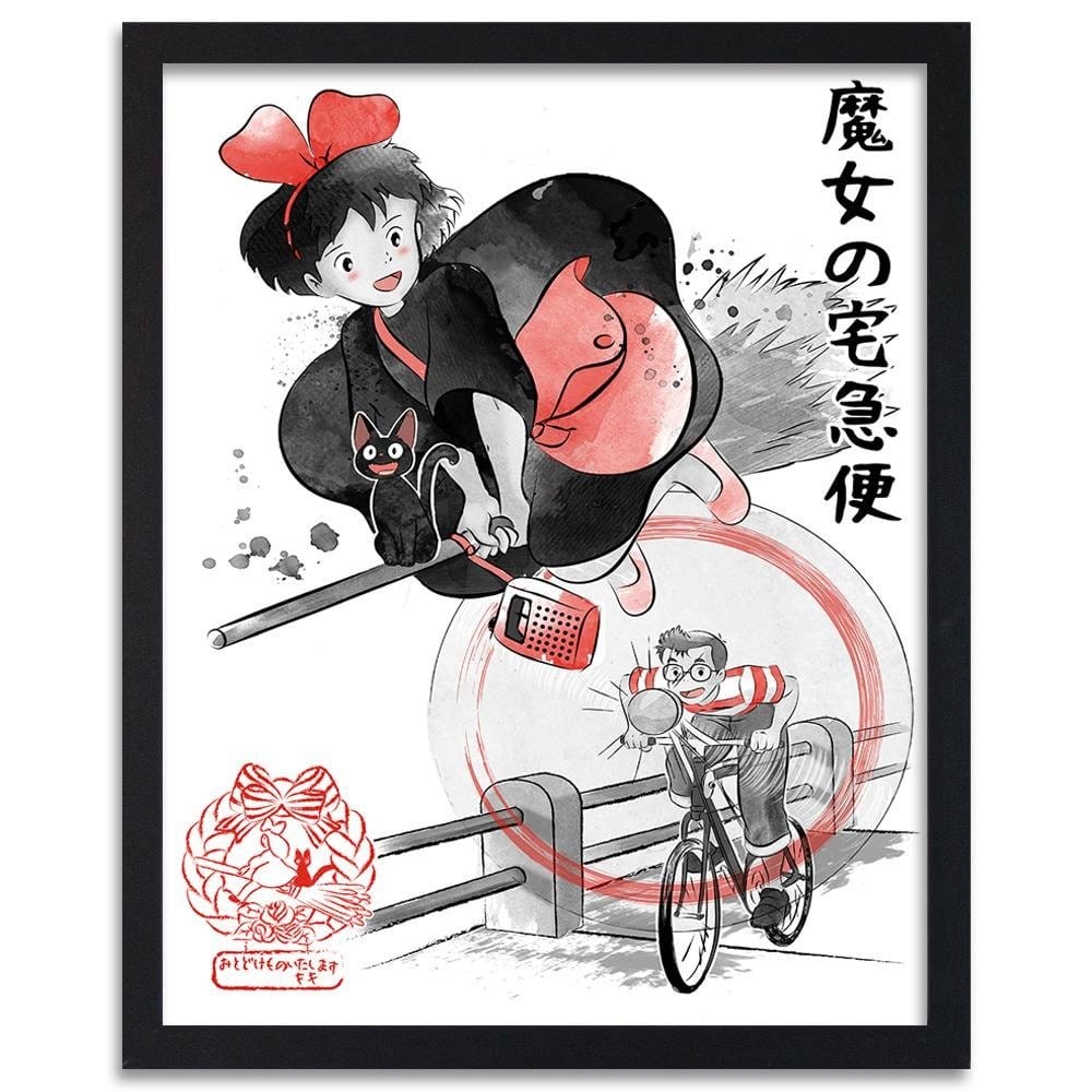 Glezna melnā rāmī - Delivery Service Red Home Trends
