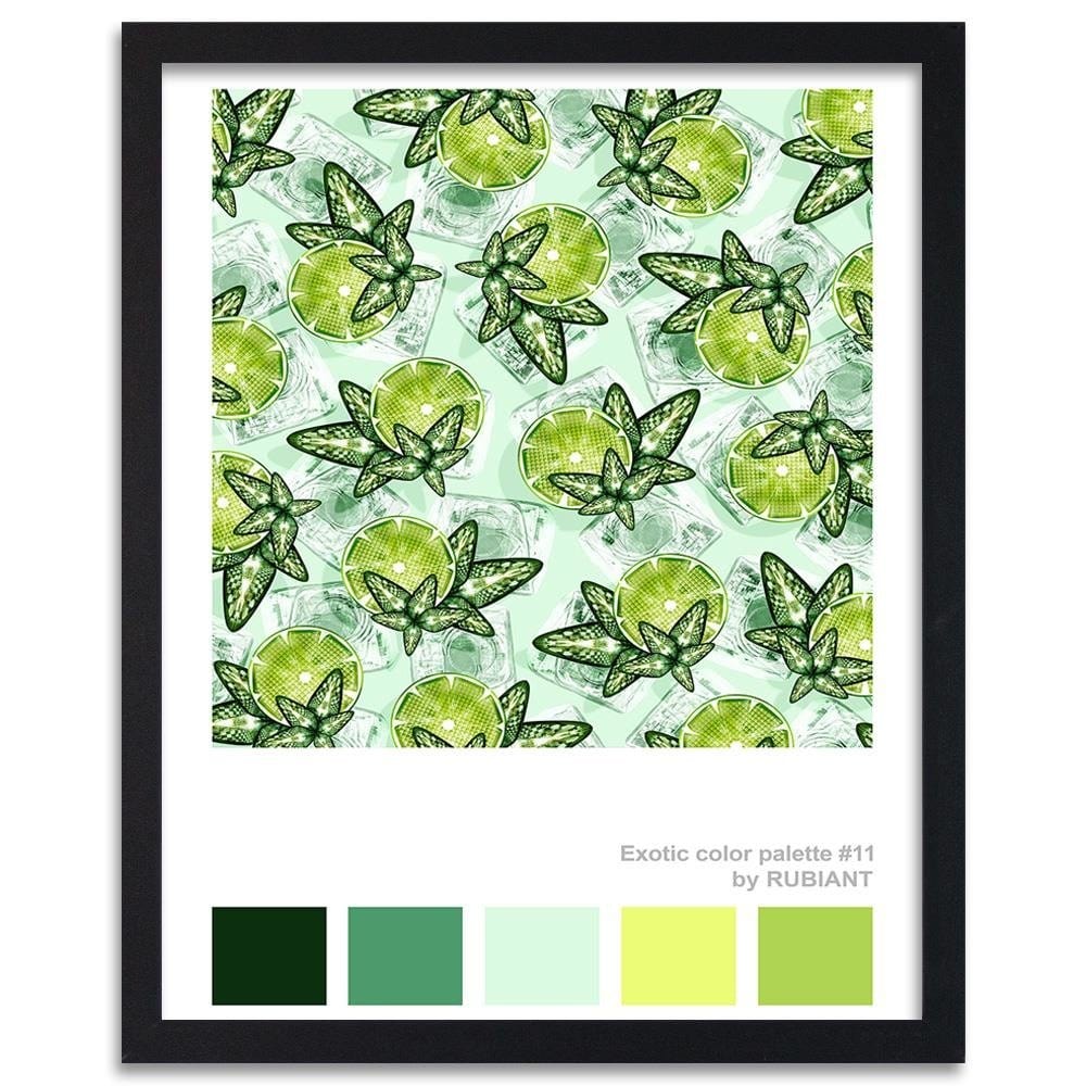 Glezna melnā rāmī - Digital Art Green Home Trends