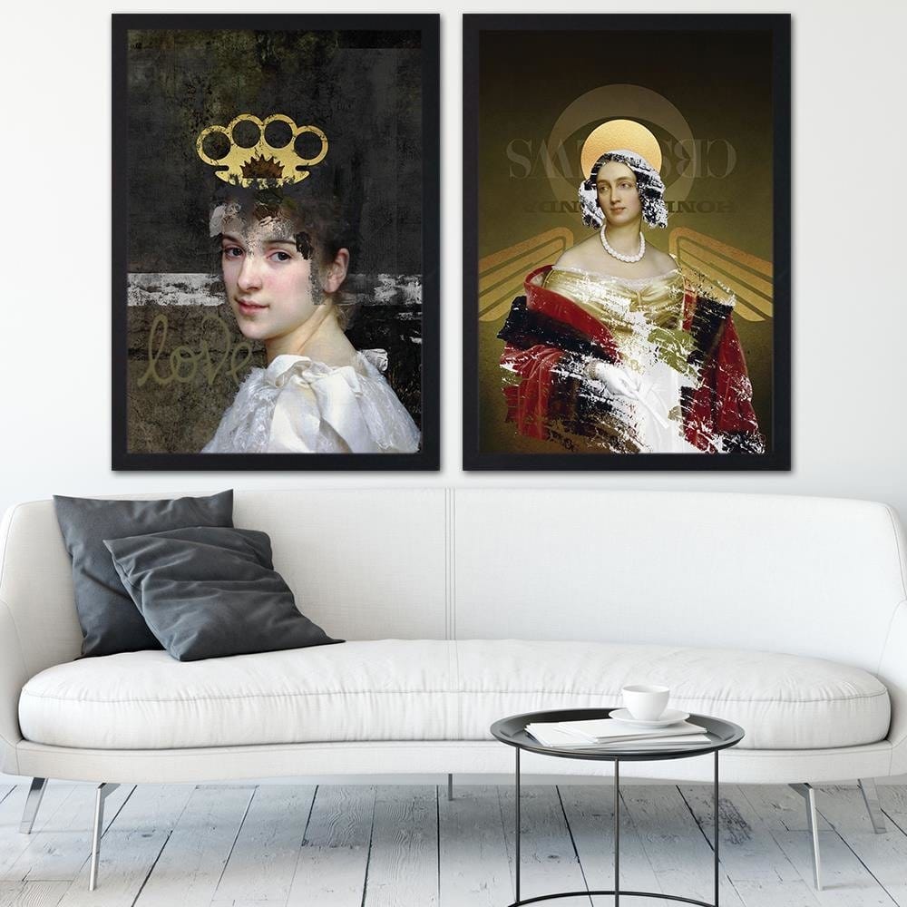 Glezna melnā rāmī - Digital Art Home Trends