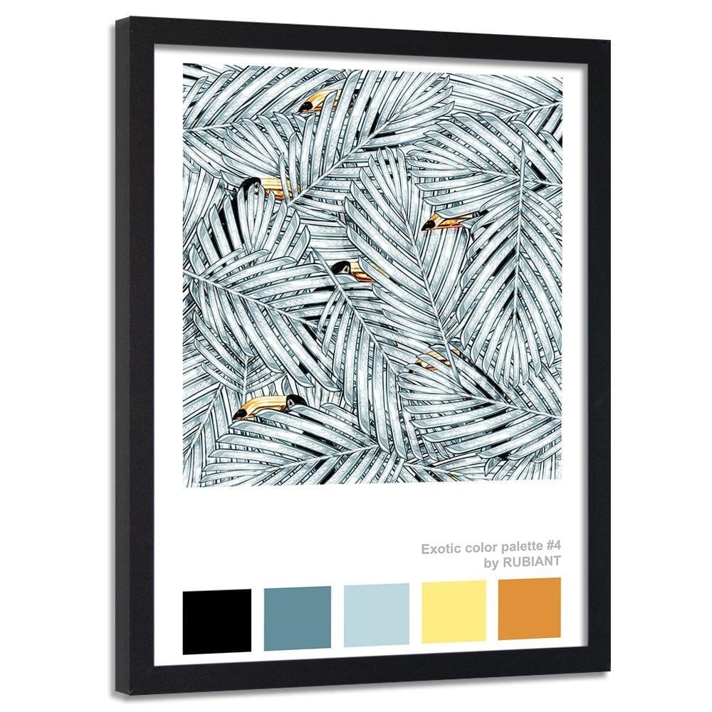 Glezna melnā rāmī - Digital Art White Home Trends