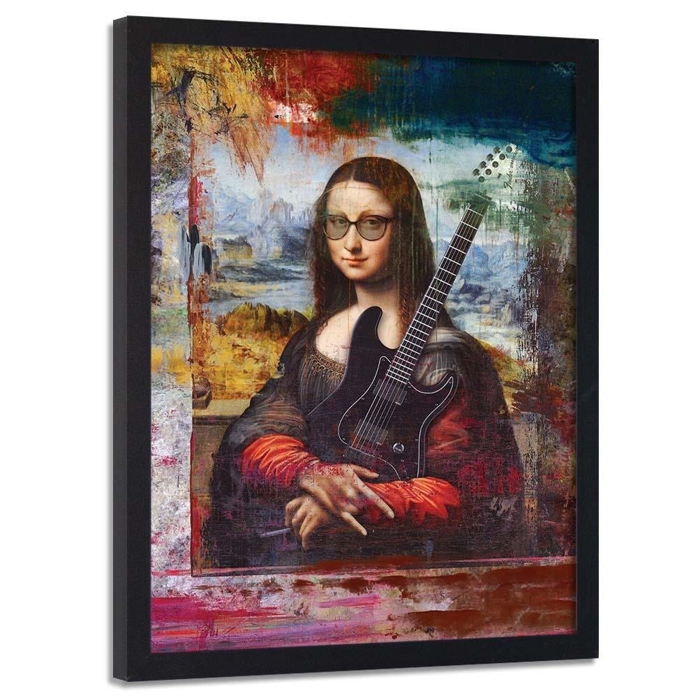 Glezna melnā rāmī - Digital Painting Home Trends