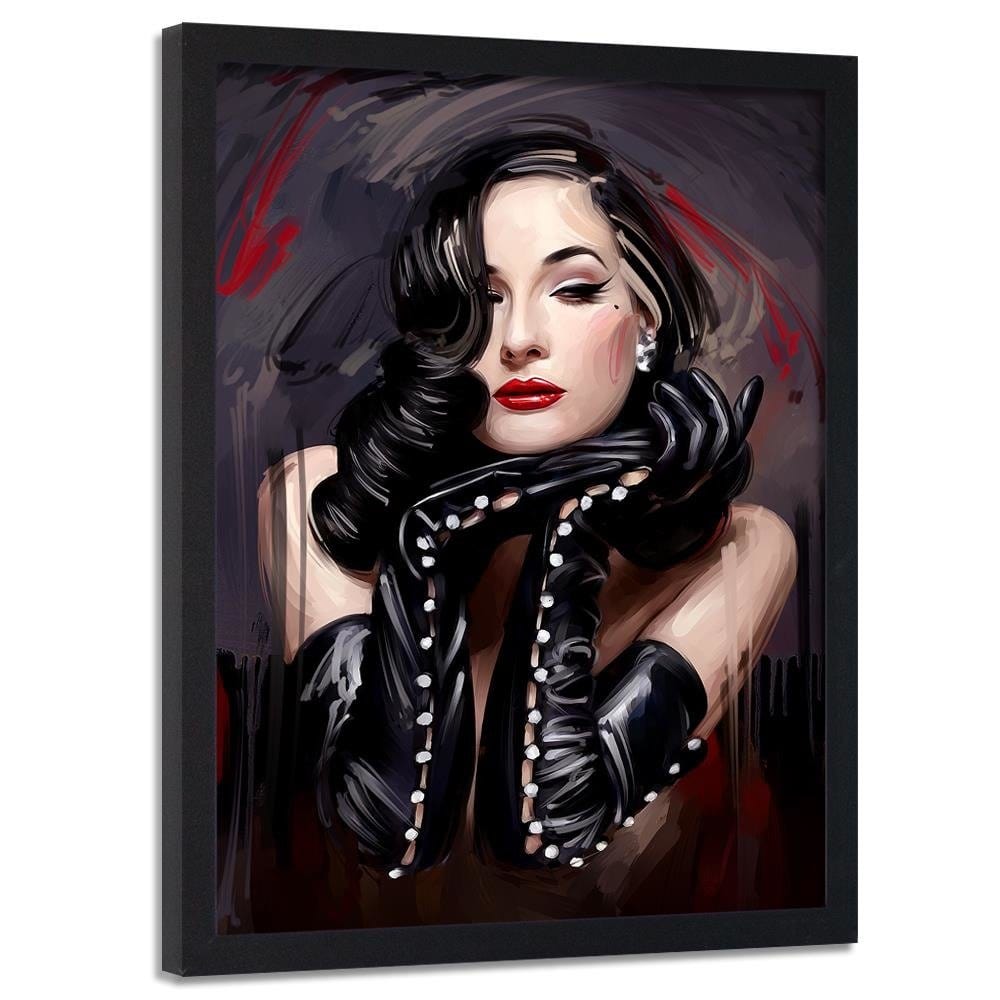 Glezna melnā rāmī - Diva Home Trends