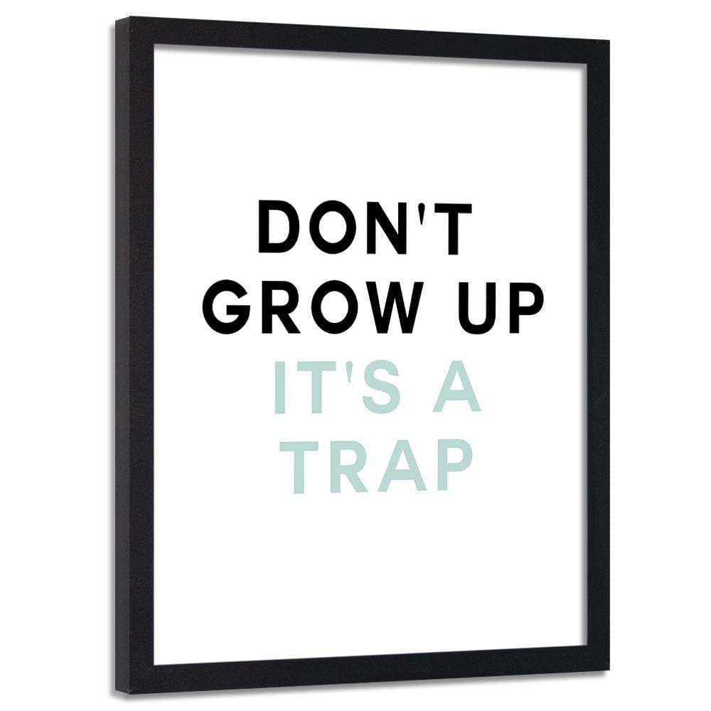 Glezna melnā rāmī - Do Not Grow Up Home Trends