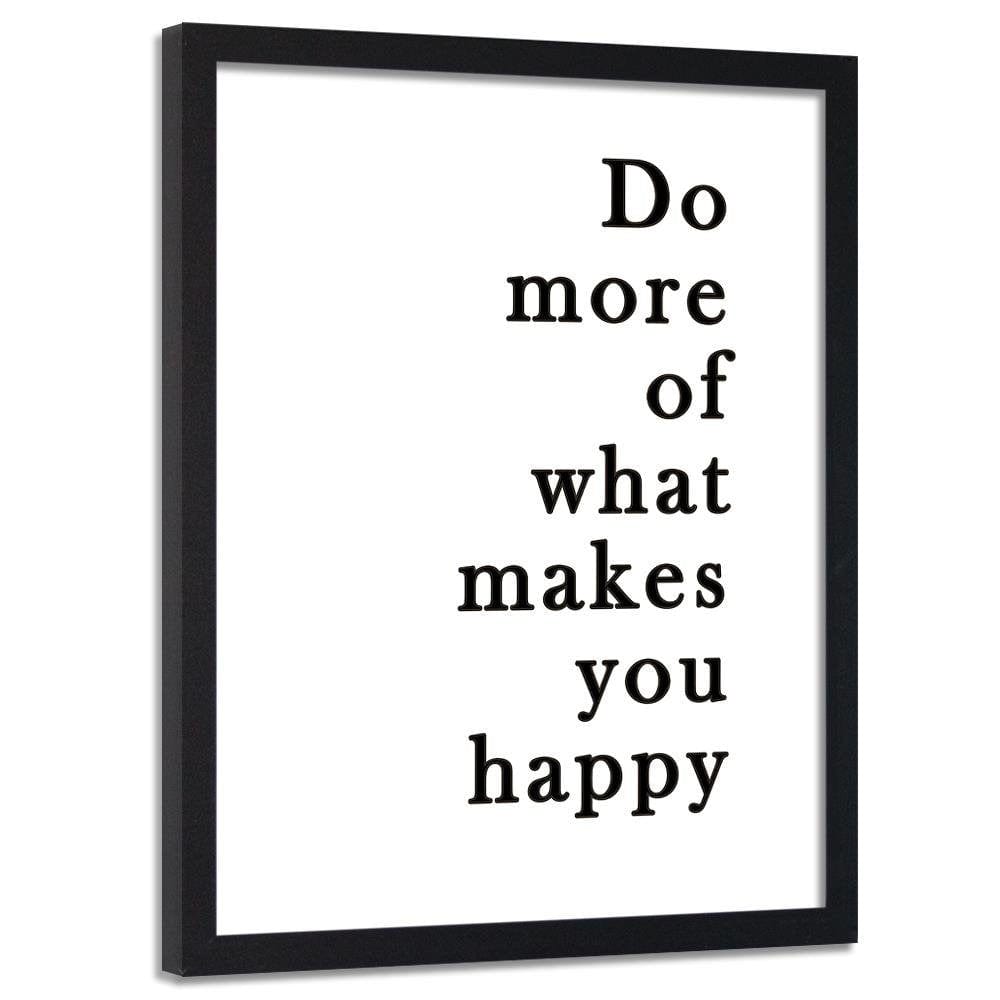 Glezna melnā rāmī - Do What You Like Home Trends