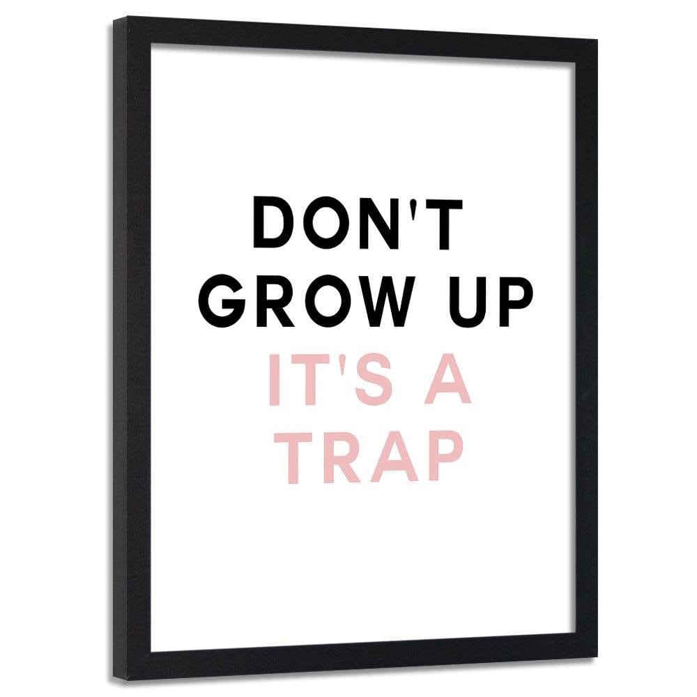 Glezna melnā rāmī - Does Not Grow Home Trends