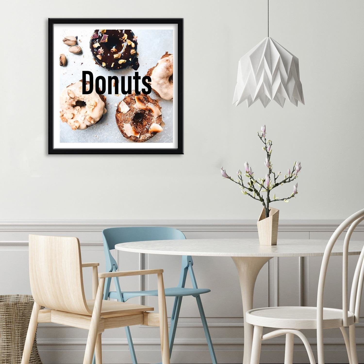 Glezna melnā rāmī - Donuts 2 Home Trends
