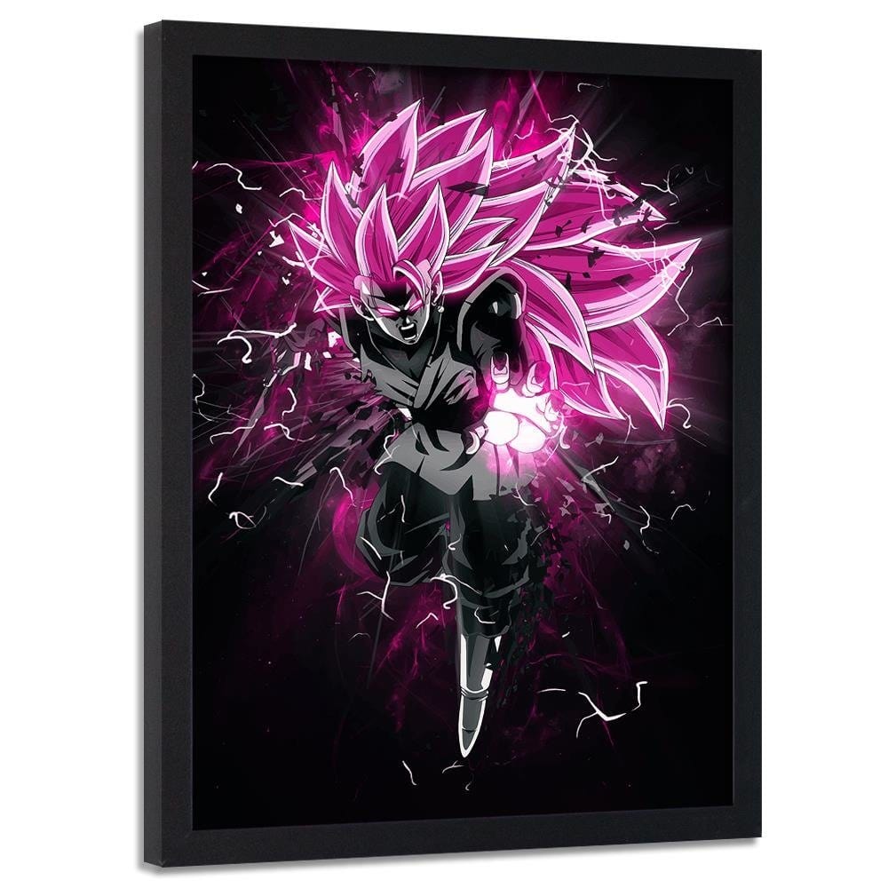 Glezna melnā rāmī - Dragon Ball 2 Home Trends