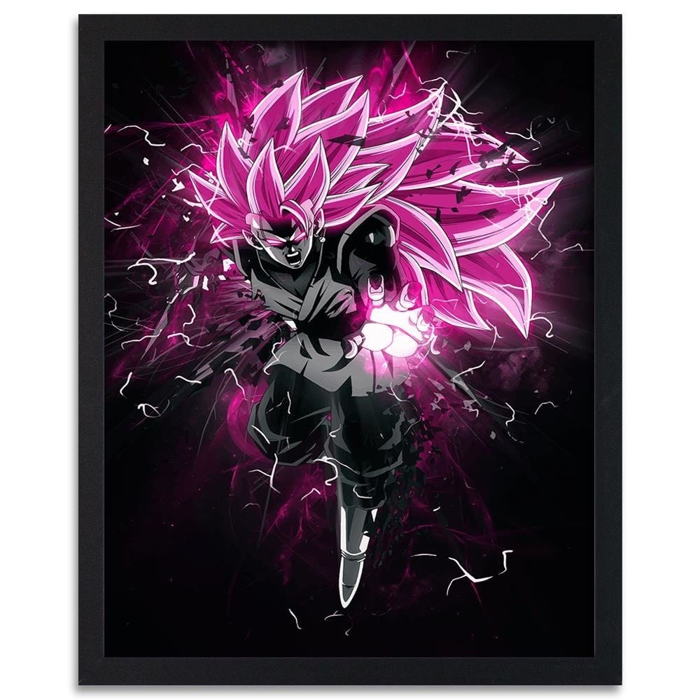 Glezna melnā rāmī - Dragon Ball 2 Home Trends