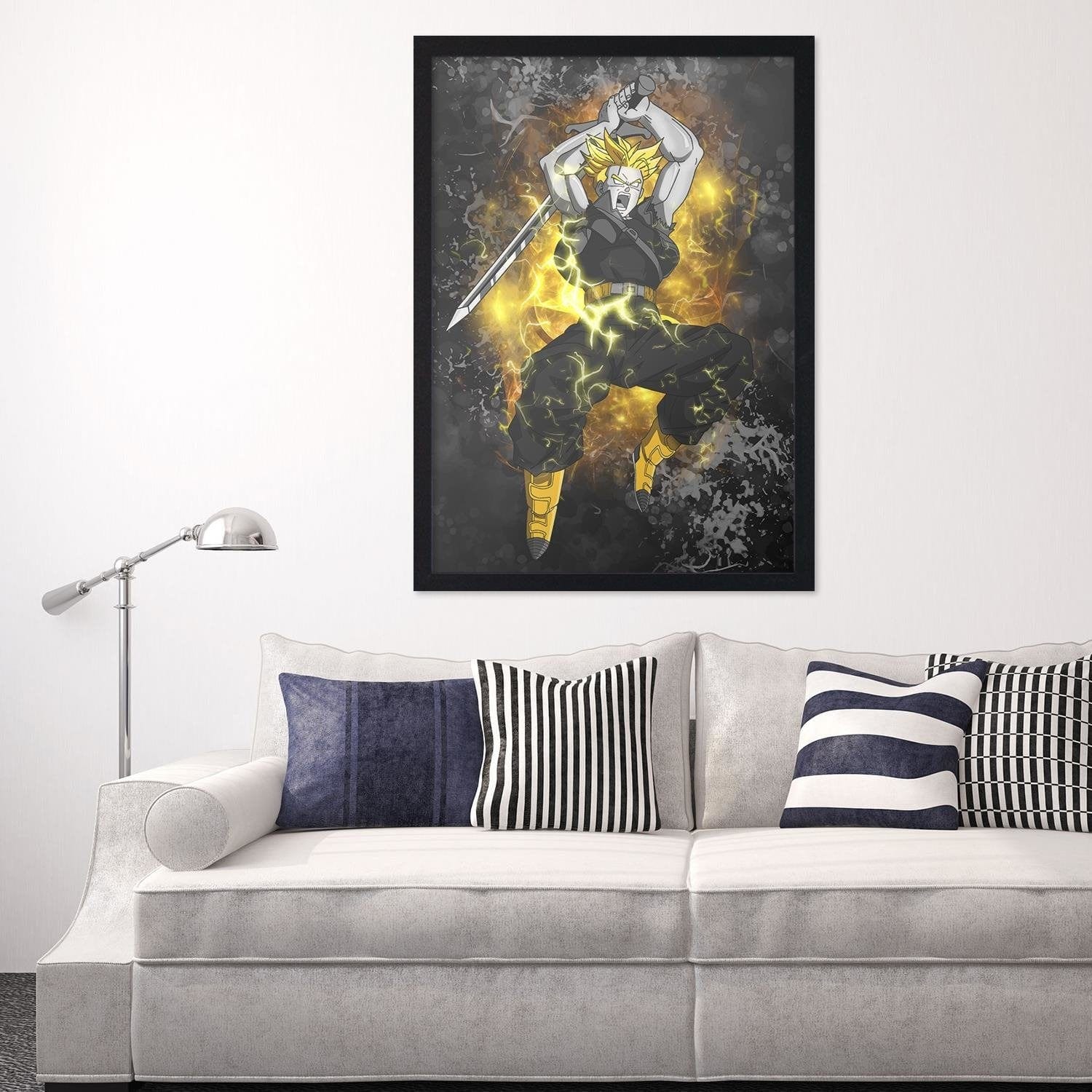Glezna melnā rāmī - Dragon Ball 3 Home Trends