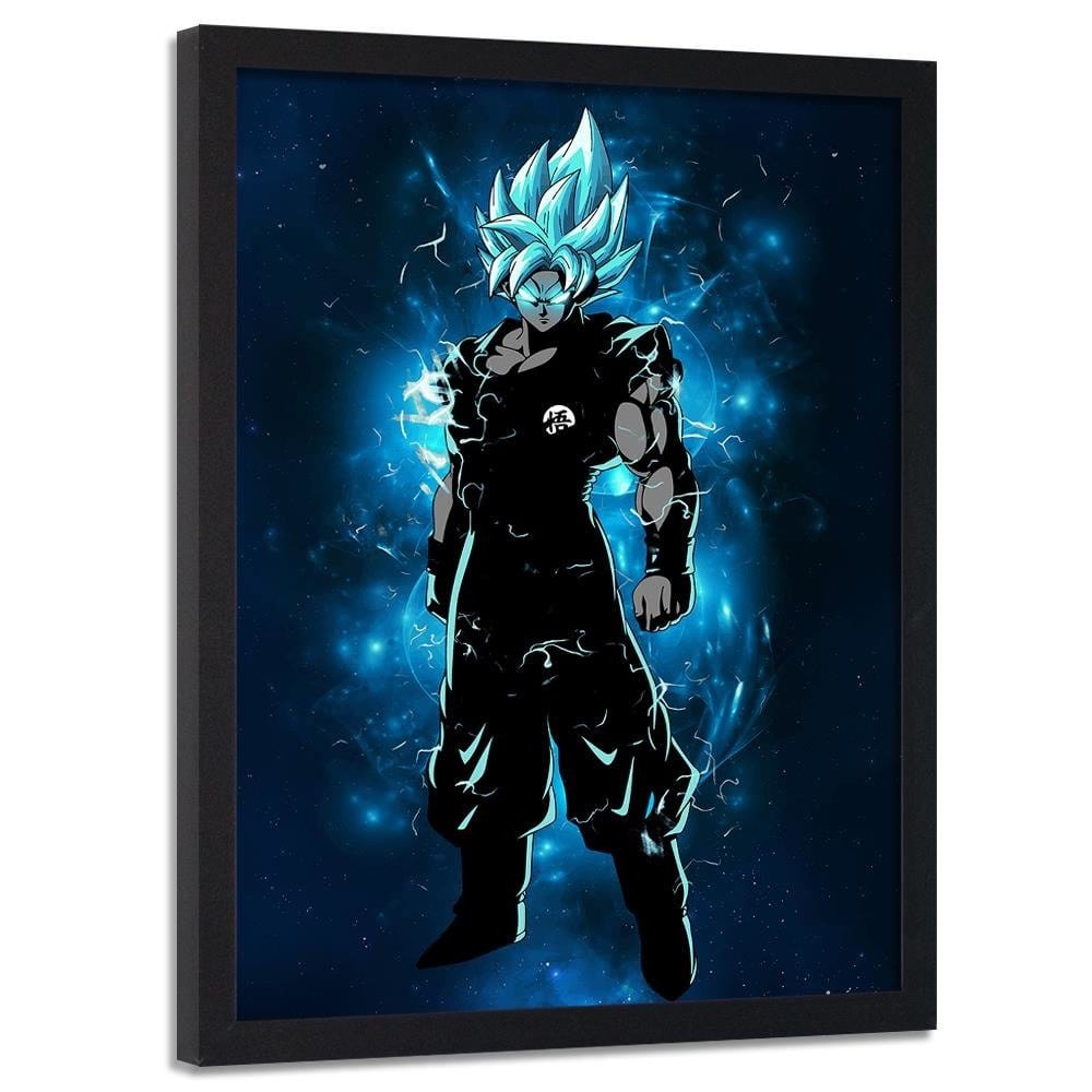 Glezna melnā rāmī - Dragon Ball 6 Home Trends