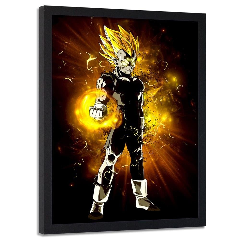 Glezna melnā rāmī - Dragon Ball Home Trends