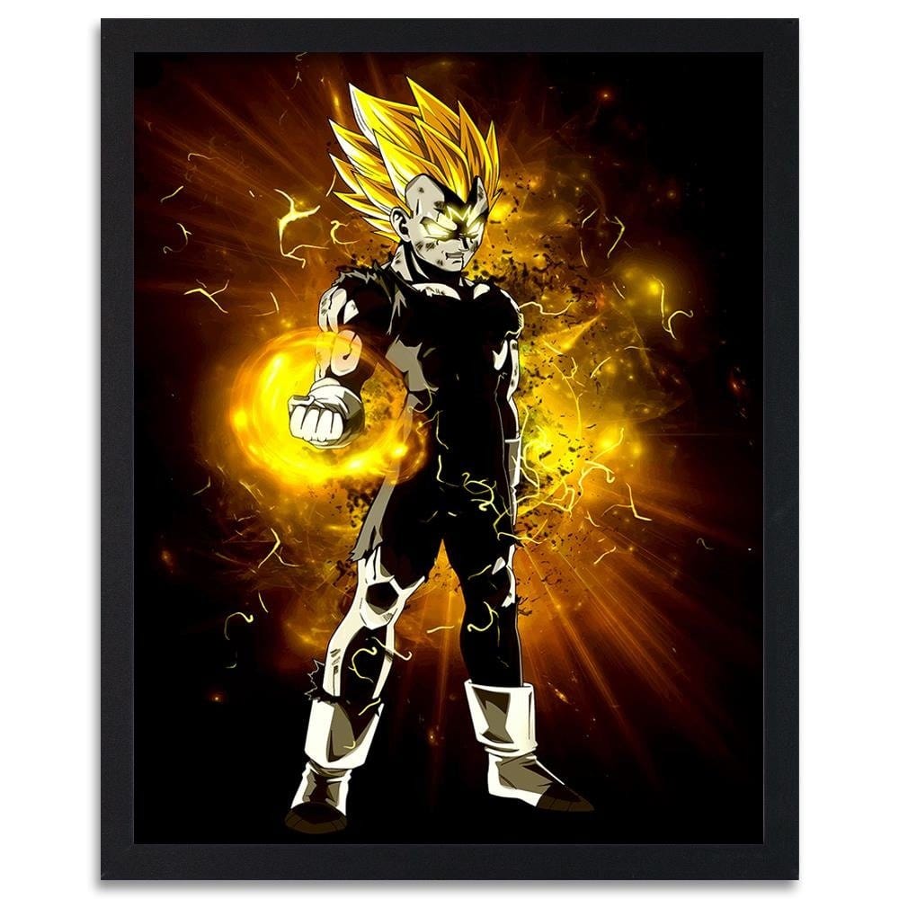 Glezna melnā rāmī - Dragon Ball Home Trends