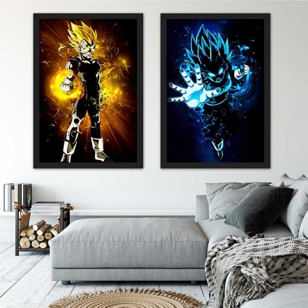 Glezna melnā rāmī - Dragon Ball Home Trends