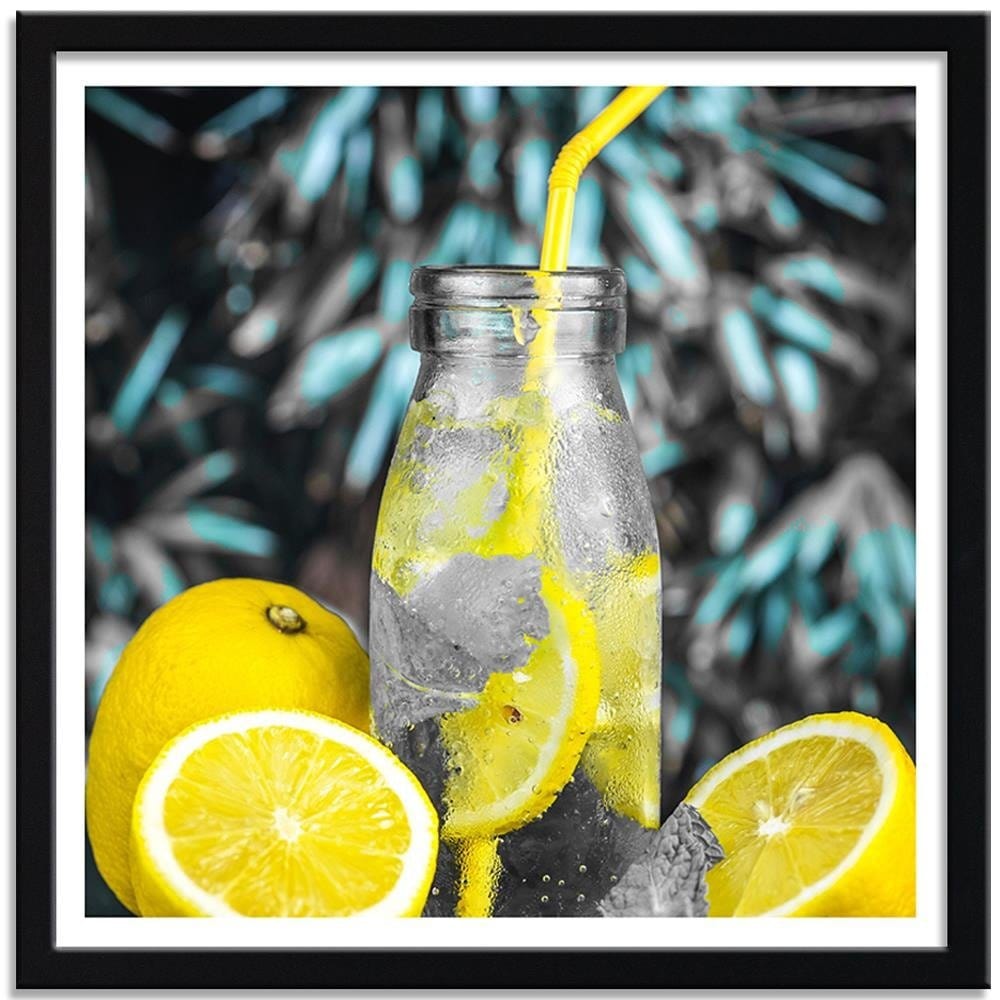 Glezna melnā rāmī - Drink And Lemon Home Trends
