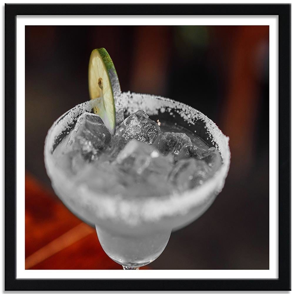 Glezna melnā rāmī - Drink With Lime Home Trends
