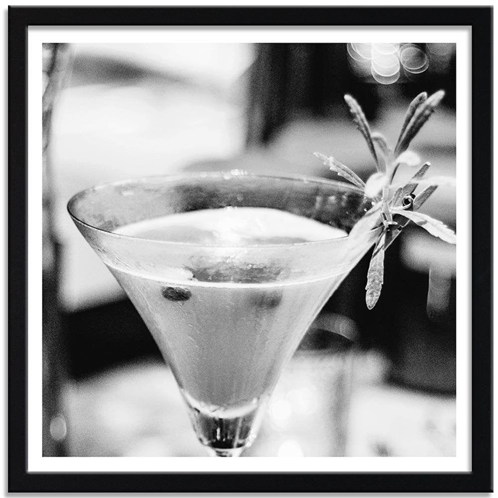 Glezna melnā rāmī - Drink With Rosemary Home Trends