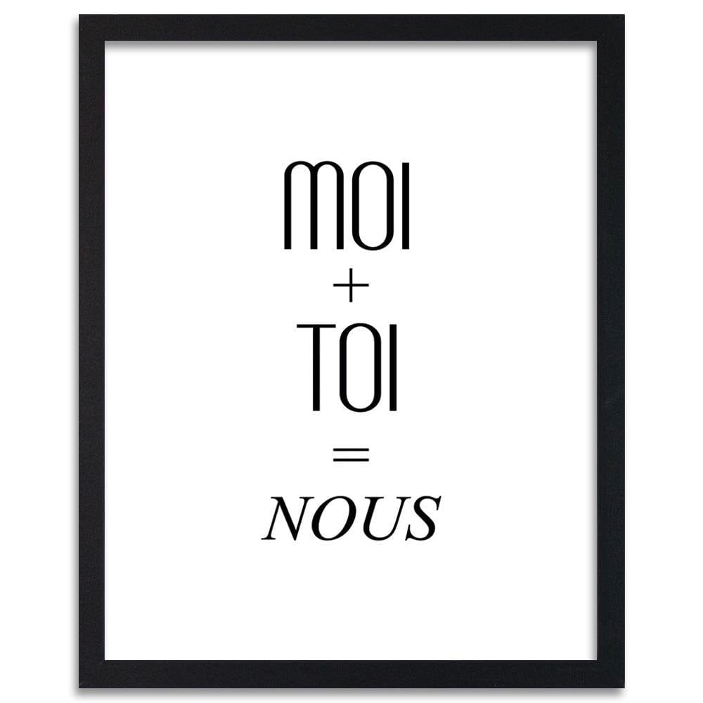 Glezna melnā rāmī - Equation Of Words Home Trends