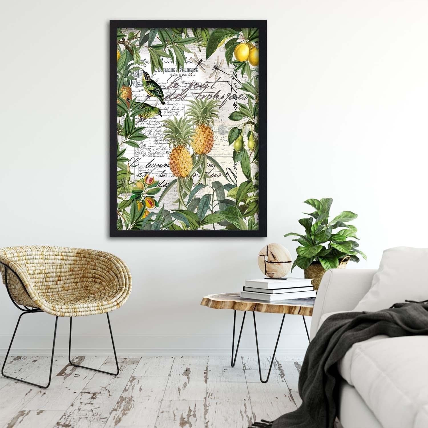 Glezna melnā rāmī - Exoticism Home Trends