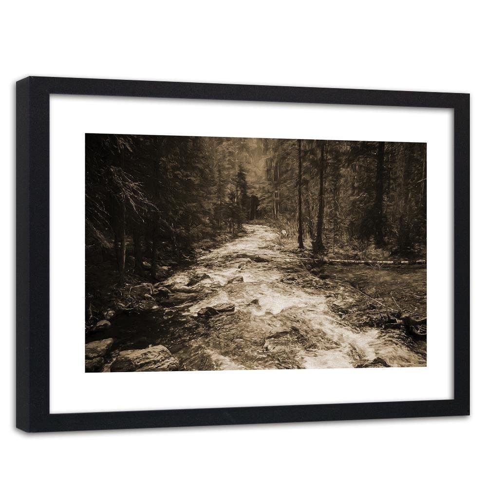 Glezna melnā rāmī - Fairytale Forest 1 Home Trends