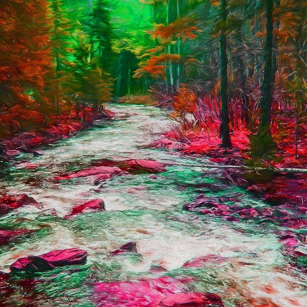 Glezna melnā rāmī - Fairytale Forest 3 Home Trends