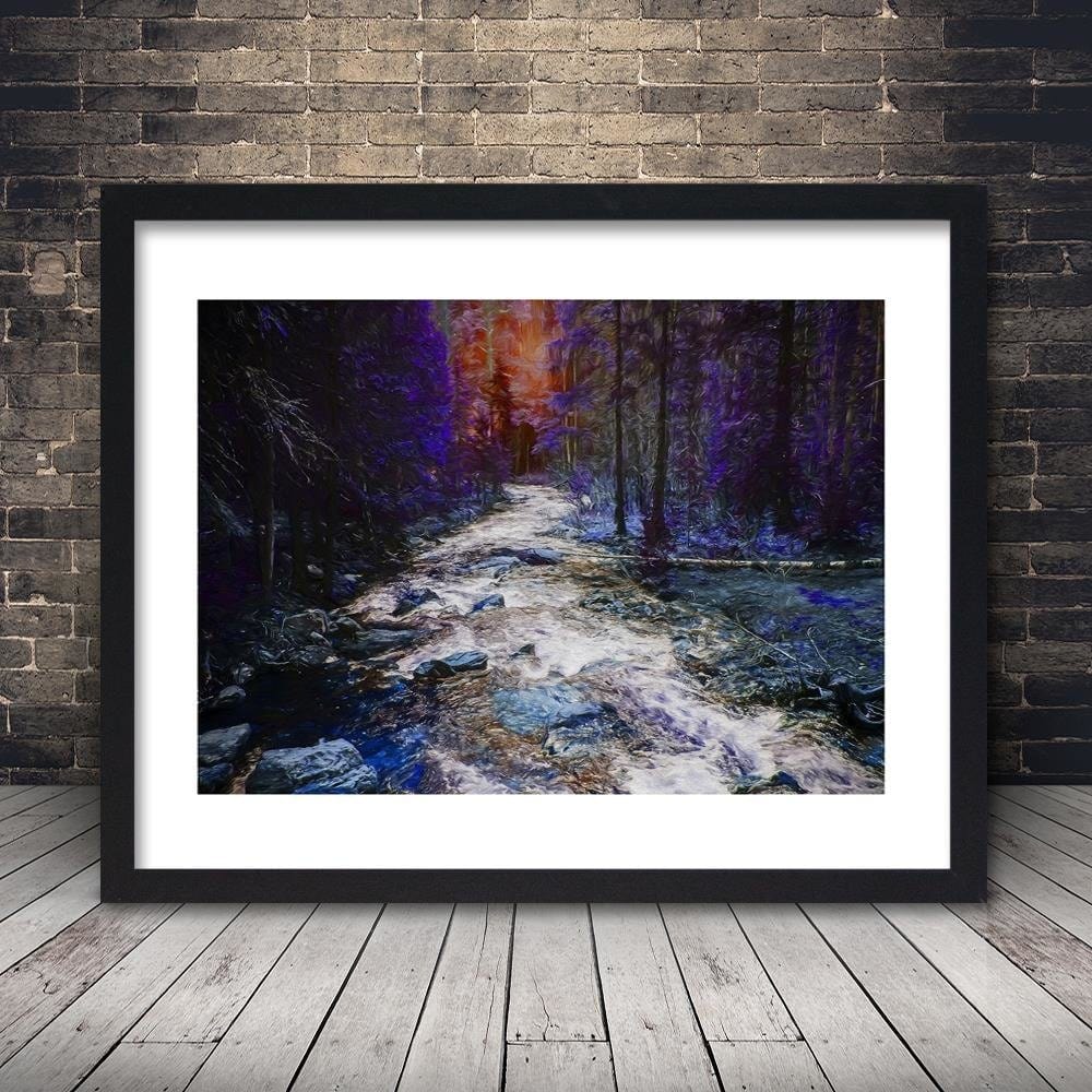 Glezna melnā rāmī - Fairytale Forest Home Trends