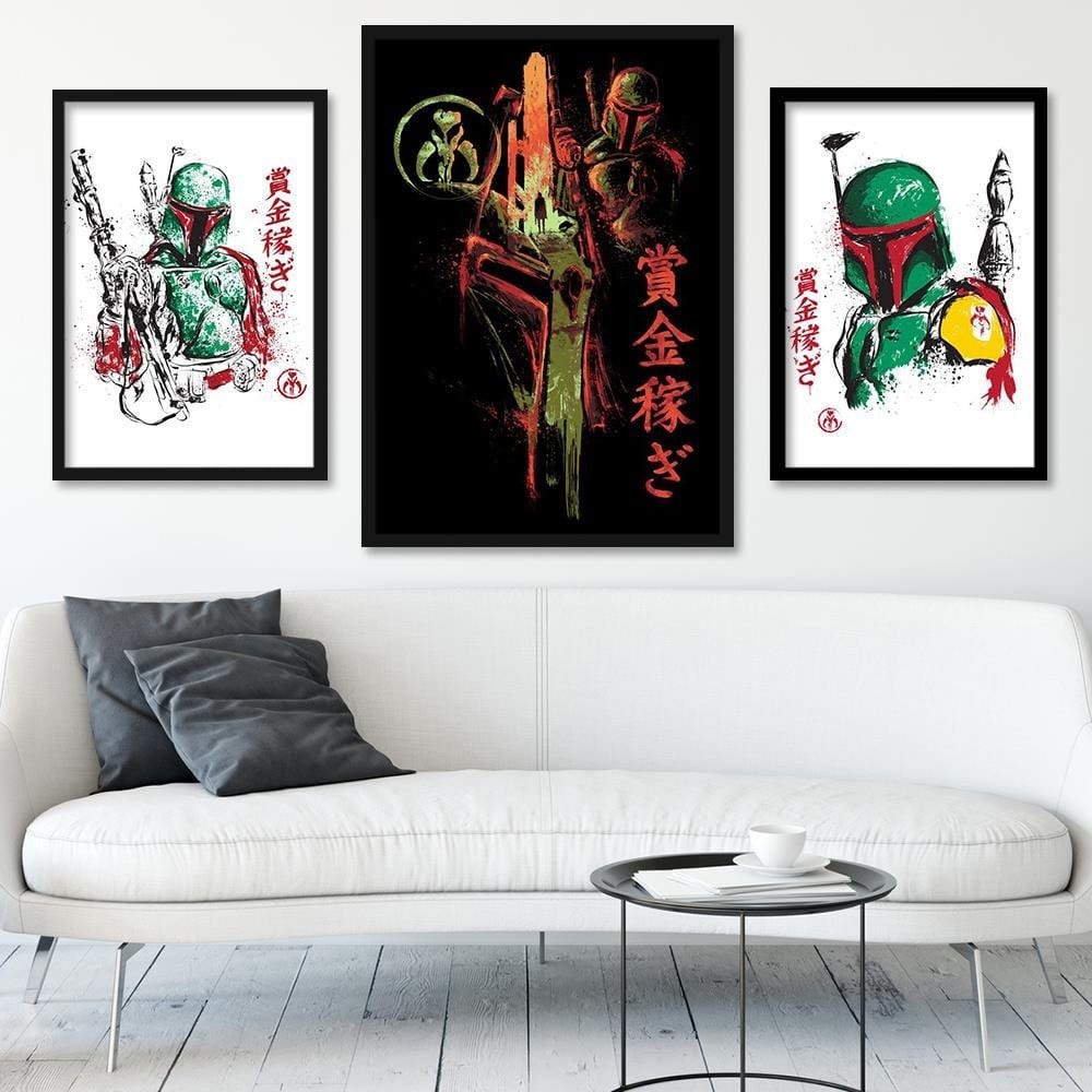 Glezna melnā rāmī - Famous Film Sci-Fi Red Home Trends