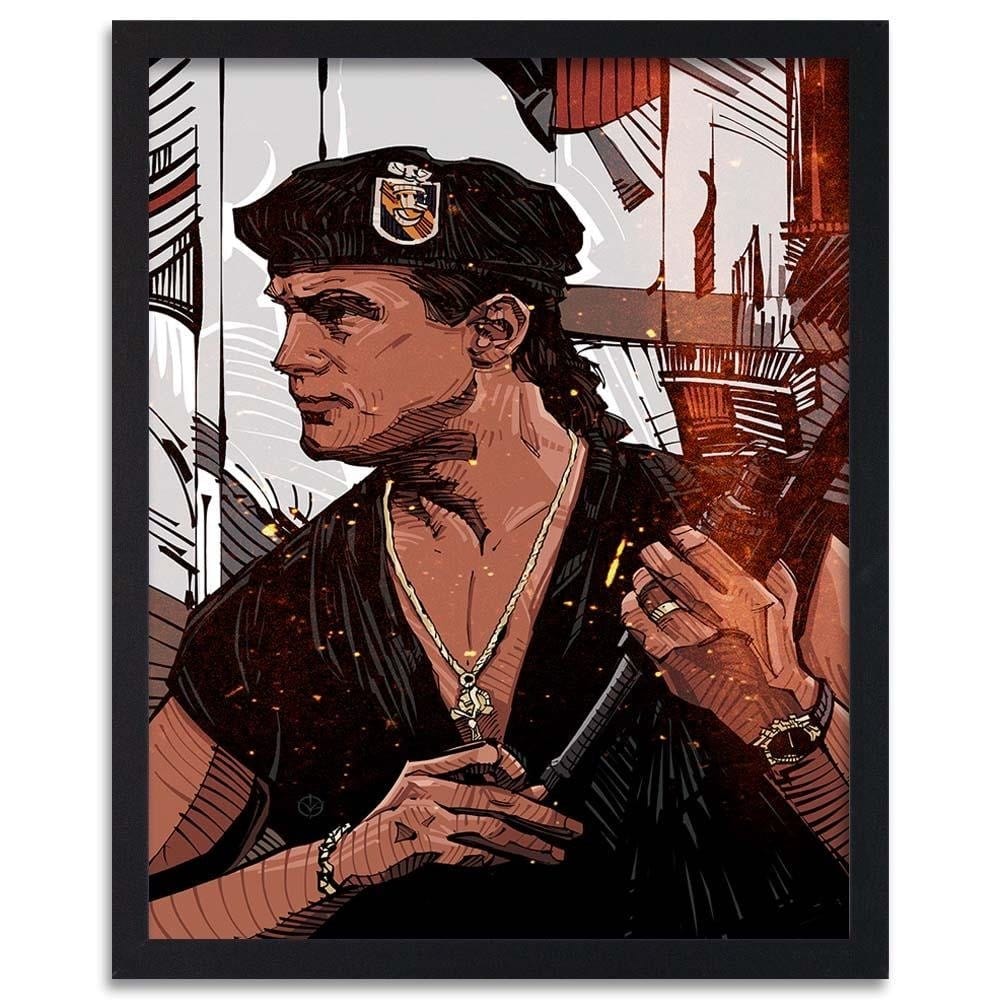 Glezna melnā rāmī - Famous Movie Red Home Trends
