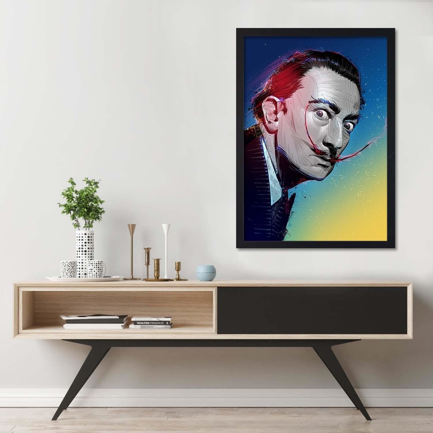 Glezna melnā rāmī - Famous Painter Home Trends